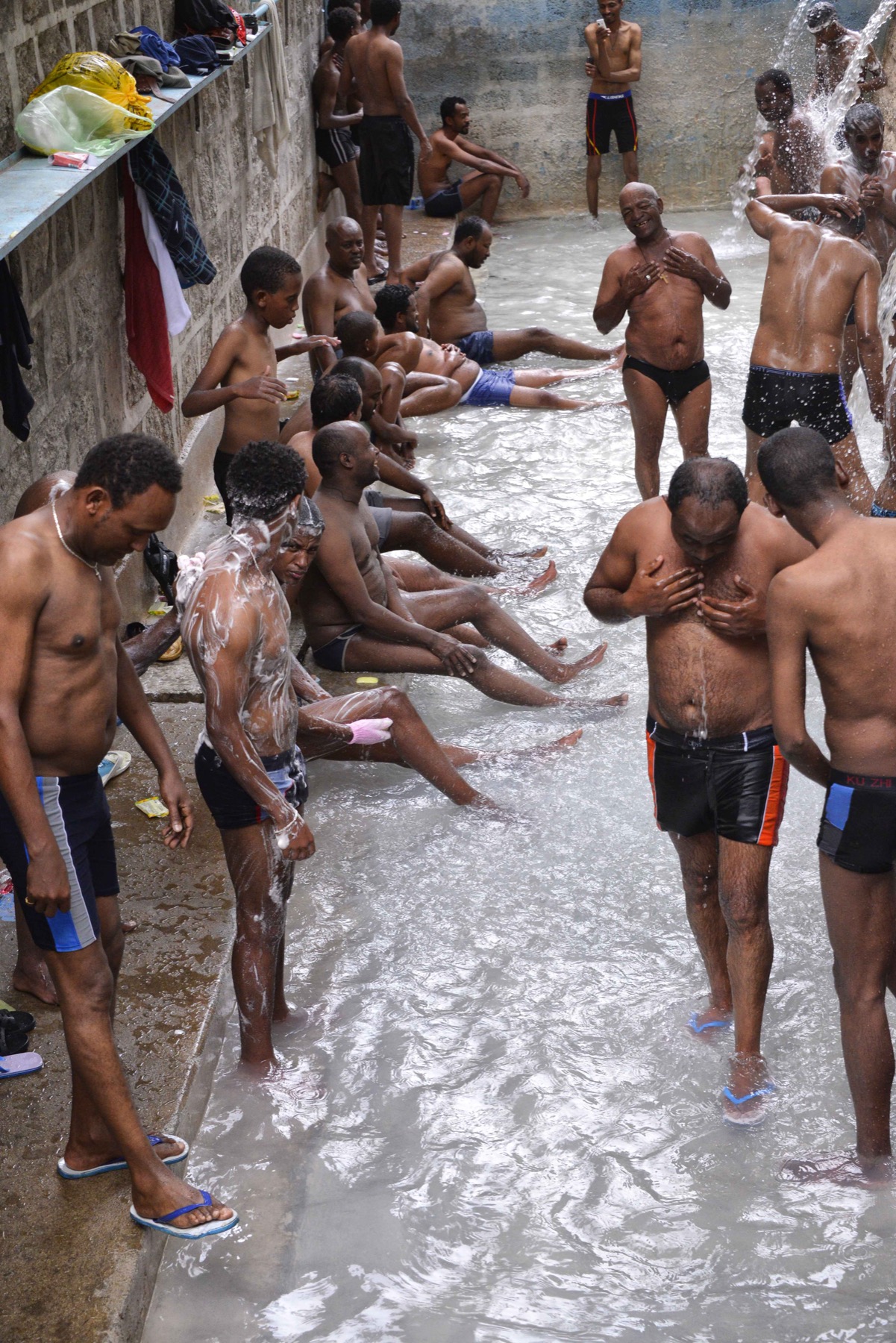 Natural hot springs in Ethiopia